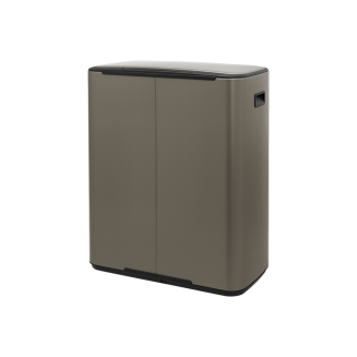 Kosz na śmieci Brabantia Bo 2x30l platynowy - 4