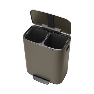 Kosz pedałowy na śmieci Brabantia Bo 2x30 l Platinum - 4