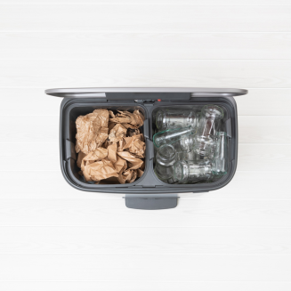 Kosz na śmieci Brabantia Bo 2x30l platynowy - 6