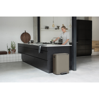 Kosz na śmieci Brabantia Bo 2x30l platynowy - 9