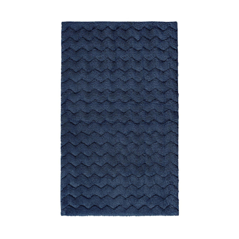 Dywanik łazienkowy Sorema Chevron Dark Denim