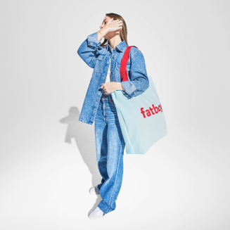 Torba zakupowa Fatboy Baggy-bag Baby Blue - 4