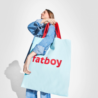 Torba zakupowa Fatboy Baggy-bag Baby Blue - 7