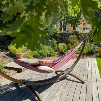 Hamak La Siesta Flora flowers podwójny - 4