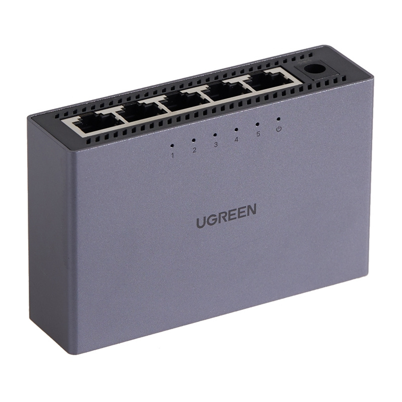 Switch ETHERNET UGREEN CM633 5-portowy Gigabit (czarny)