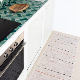  Bricini Tribo Magnetic Gray kitchen rug 55x150 cm - 3