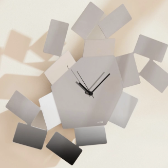 Alessi La Stanza dello Scirocco clock, polished silver - 2