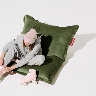 Pufa Fatboy Original Slim Velvet Deep Green 155x120 cm - 7