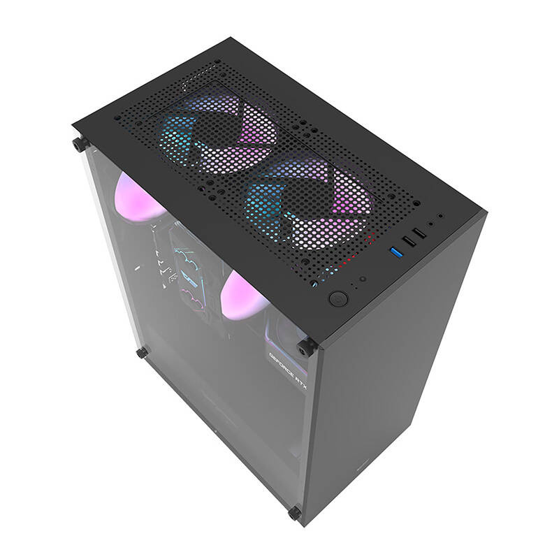 Obudowa komputerowa DARKFLASH DK100 (czarna)