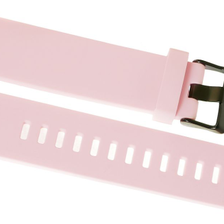 Pasek silikonowy RÓŻOWO-CZARNY U15-20-9 - 4