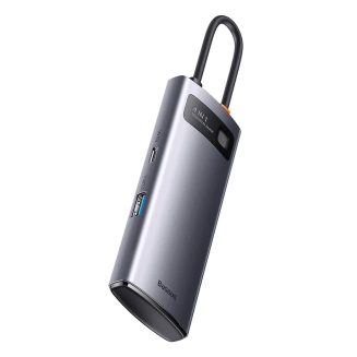 Hub BASEUS Metal Gleam Series 4-portowy USB-C - 4