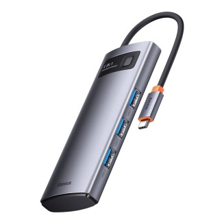 Hub BASEUS Metal Gleam Series 4-portowy USB-C - 2
