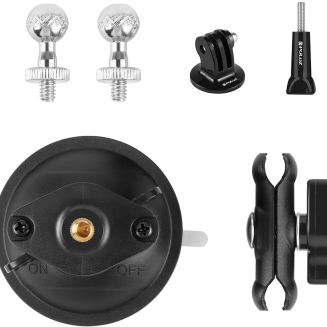 Uchwyt Przyssawkowy na Statyw Magic Arm PULUZ  (Czarny) - 2