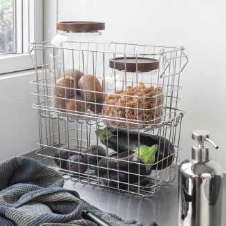 Koszyk druciany Mette Ditmer STORE-IT Chrome S - 4