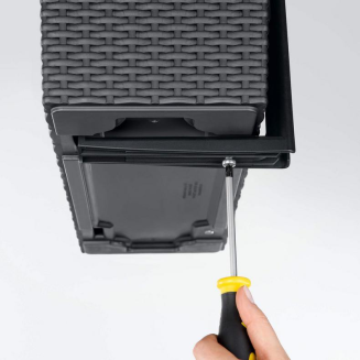 Uchwyty balkonowe do donic Lechuza Balconera czarne - 4