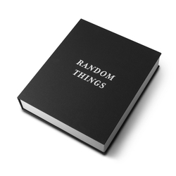 Pudełko na drobiazgi "Random Things" - czarne | Printworks