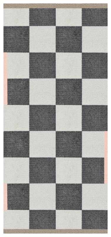 Dywan Mette Ditmer SQUARE All-Round Dark Grey 70×150 cm