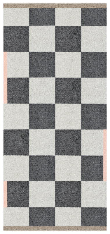 Dywan Mette Ditmer SQUARE All-Round Dark Grey 70×150 cm