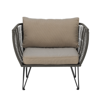 Zestaw poszewek na poduszki krzesła Bloomingville Mundo Brown - 2