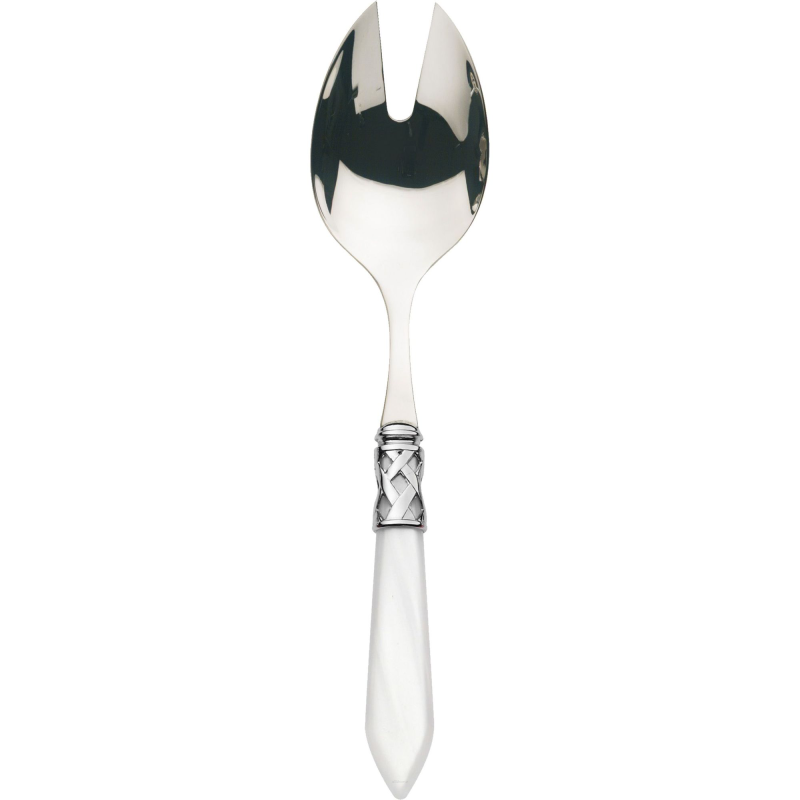 Widelec do sałatek Casa Bugatti Aladdin White/Steel
