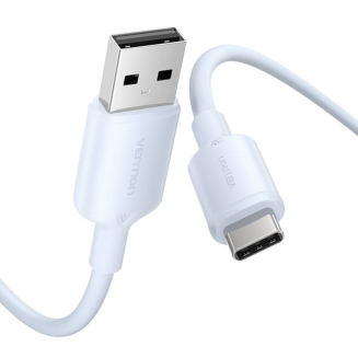 Kabel VENTION CTQLF USB-A-USB-C 1m 3A (niebieski) - 2