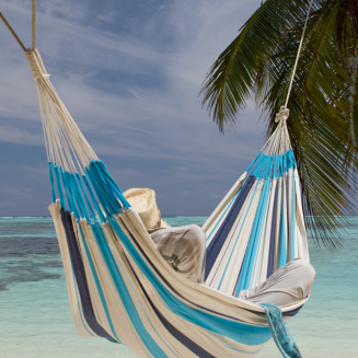 Hamak La Siesta Caribena aqua blue pojedynczy - 7