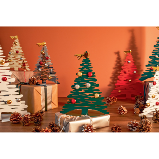 Stalowa choinka z magnesami Alessi Bark zielona 30 cm - 3