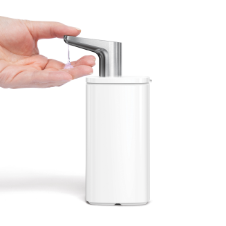 Dozownik do mydła z pompką Simplehuman 295 ml biały - 4