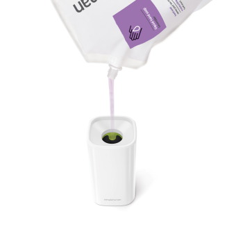 Dozownik do mydła z pompką Simplehuman 295 ml biały - 2