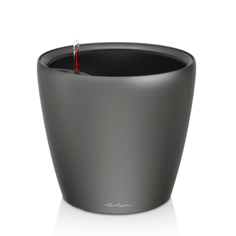  Lechuza Classico Premium LS 21 flowerpot | 28 | 35 | 43 | 50 anthracite metallic