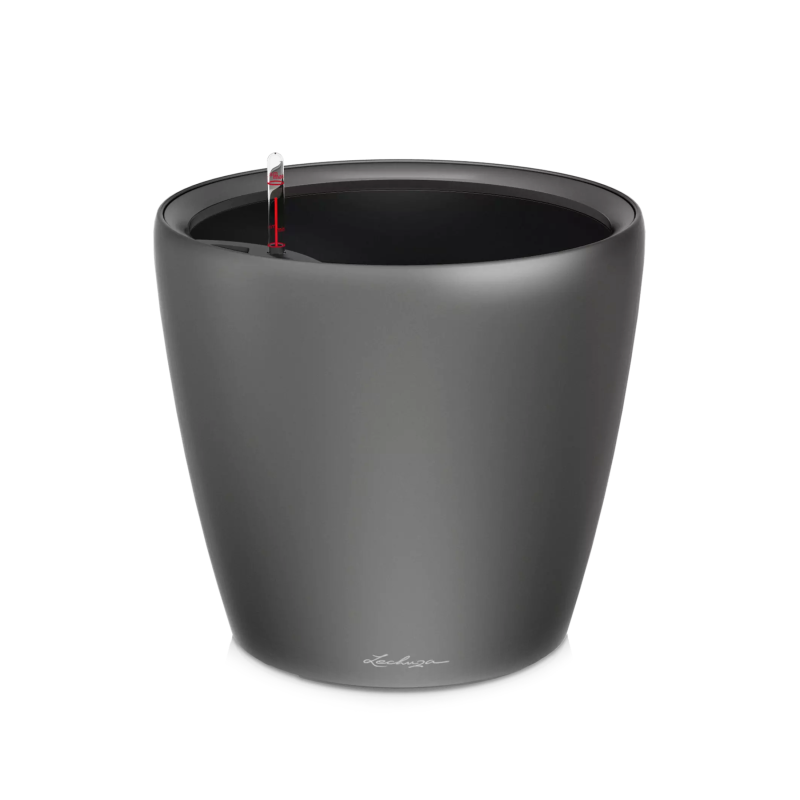 Donica Lechuza Classico Premium LS 21 | 28 | 35 | 43 | 50 antracyt metallic