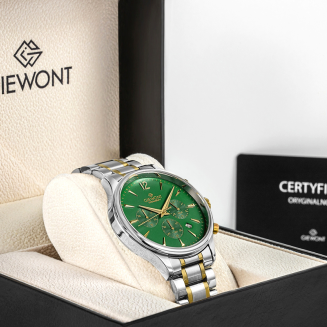 Zegarek Męski Giewont Chronograph Sapphire Zielony GW6310-B6 - 7