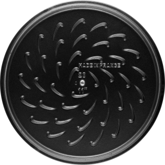 Głęboka patelnia do duszenia z pokrywą Staub Chistera 28 cm cherry - 7