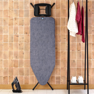 Deska do prasowania Brabantia C 124x45 cm z dużą podstawą na żelazko parowe Denim Blue - 7