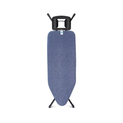 Deska do prasowania Brabantia C 124x45 cm z dużą podstawą na żelazko parowe Denim Blue
