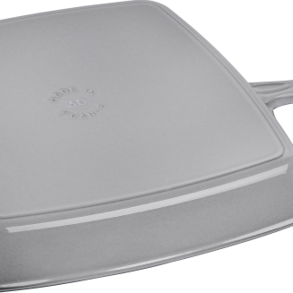 Żeliwna patelnia grillowa Staub 30 cm graphite grey - 3