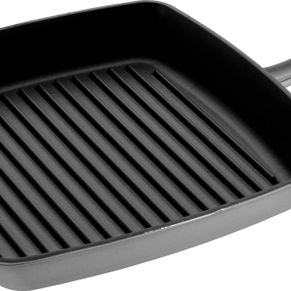 Żeliwna patelnia grillowa Staub 30 cm graphite grey - 2