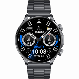 Smartwatch Gravity Czarny Pasek + Bransoleta GT35-2 - 6