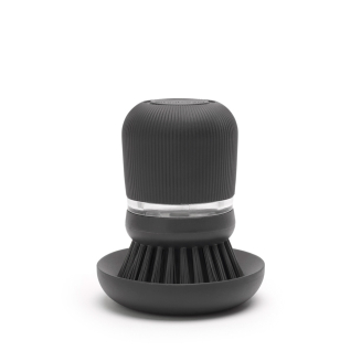  Brabantia Sink Side dishwashing brush with liquid dispenser, dark gray - 2