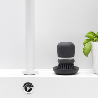 Szczotka do mycia naczyń z dozownikiem na płyn Brabantia SinkSide Dark Grey - 12