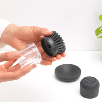 Szczotka do mycia naczyń z dozownikiem na płyn Brabantia Sink Side ciemnoszara - 8