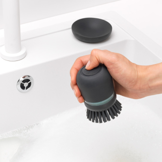Szczotka do mycia naczyń z dozownikiem na płyn Brabantia SinkSide Dark Grey - 10