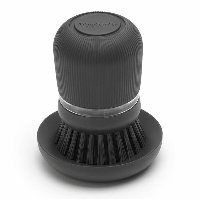 Szczotka do mycia naczyń z dozownikiem na płyn Brabantia SinkSide Dark Grey
