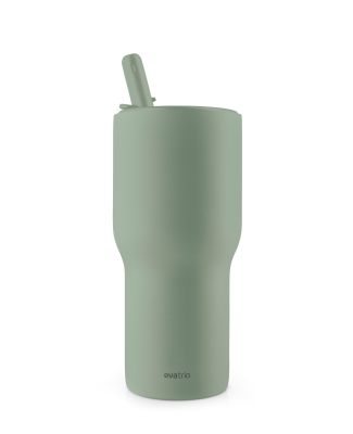 Kubek termiczny ze słomką Eva Solo Sip'n'Go 600 ml Green Goddess | CENA SPECJALNA