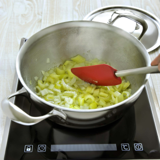 Patelnia głęboka z 2 uchwytami Demeyere Atlantis 7 24 cm - 5