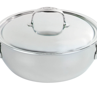 Patelnia głęboka z 2 uchwytami Demeyere Atlantis 7 24 cm - 2