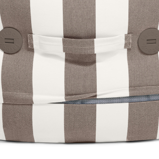 Fotel Fatboy The BonBaron Outdoor Stripe Cacao 120x120x75 cm | PROMOCJA: POKROWIEC GRATIS! - 8