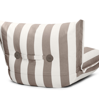 Fatboy The BonBaron Outdoor Stripe Cacao Armchair 120x120x75 cm | PROMOTION: FREE COVER! - 5