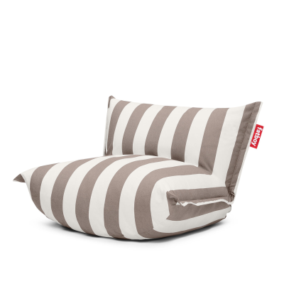 Fatboy The BonBaron Outdoor Stripe Cacao Armchair 120x120x75 cm | PROMOTION: FREE COVER!