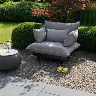Fotel ogrodowy Fatboy Paletti Lounge Chair Royal Wolf Grey - 12